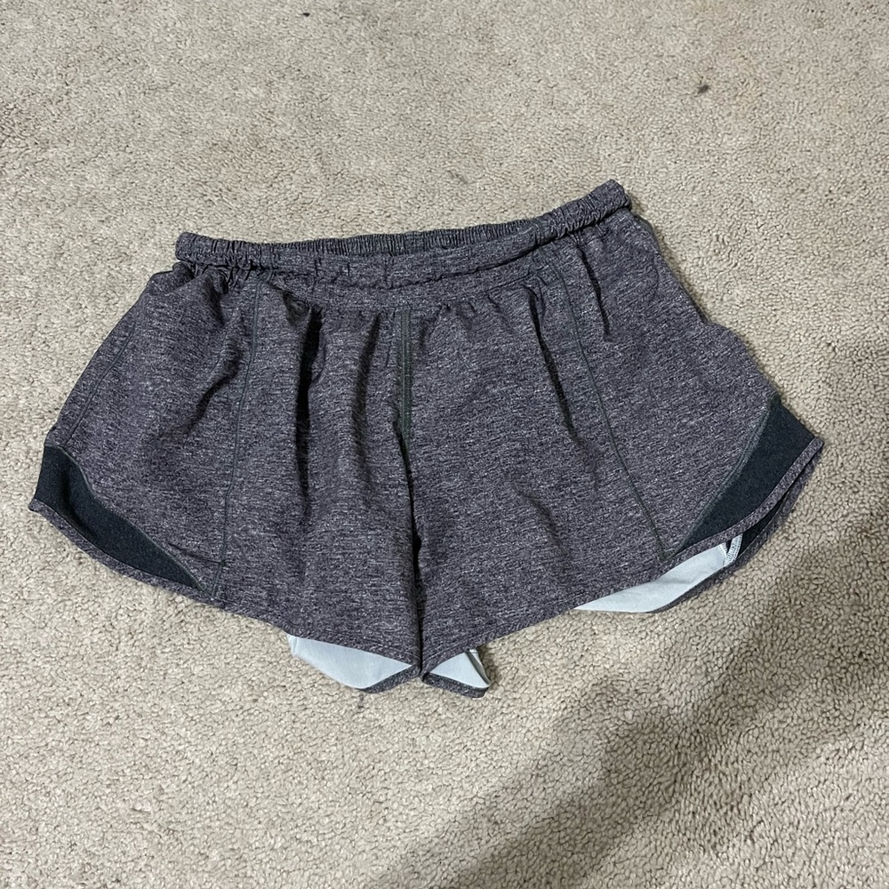 Gray lululemon shorts